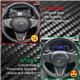 PERODUA MYVI G3 2018 - 2024 Carbon Fiber Interior Accessories Steering Aircond Radio handle Emblem Gear Trim Garnish
