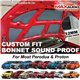MOST PERODUA PROTON MAXAUDIO Custom Made Fit Rubberized Foam Sponge Front Bonnet Hood Deadening Sound Proof