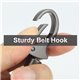 Premium Car Keychain Hook Braided PU Leather Rope Alloy Metal Buckle Key Chain Home Keyring Key Ring Remote Alarm