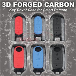 PERODUA MYVI AXIA BEZZA ALZA ARUZ ATIVA 2014-2024 Premium 3D Forged Carbon Key Cover Hard Case Keyless Remote Casing