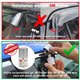 MOST PERODUA PROTON Premium AIR PRESS Injection Acrylic Anti-UV Car Door Rain Guard Black Window Visor