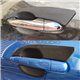 PERODUA PROTON Matte Carbon Fiber Exterior Car Door Handle Bowl Cover Scratch Protector Sticker Trim Accessories
