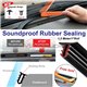 U-Shape 1.5 Meter Universal Car Dashboard Windshield Rubber Sealing Strip Noise Sound Gap Insulation Soundproof Sticker