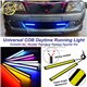 Universal Fit Super Bright 17cm 12v Car Bumper COB LED Driving Daytime Running Lamp Light DRL Waterproof Strip Bar *Pair