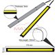 Universal Fit Super Bright 17cm 12v Car Bumper COB LED Driving Daytime Running Lamp Light DRL Waterproof Strip Bar *Pair