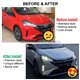 PERODUA MYVI G3 FACELIFT 2022 - 2024 3in1 Front Bumper Super Bright LED Daytime Running Light DRL with Sequential Signal