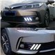 TOYOTA ALTIS E170 Facelift 2016 - 2018 4in1 Front Bumper Mustang Style LED Daytime Running Light DRL with Turn Signal