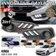 HONDA CIVIC FC 2016 - 2018 3in1 Front Bumper Mustang Style LED Daytime Running Light DRL with Running Turn Signal