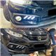 HONDA CIVIC FC 2016 - 2018 3in1 Front Bumper Mustang Style LED Daytime Running Light DRL with Running Turn Signal