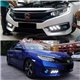 HONDA CIVIC FC 2016 - 2018 3in1 Front Bumper Mustang Style LED Daytime Running Light DRL with Running Turn Signal