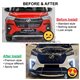 PERODUA ATIVA 5in1 Front Bumper Fog Lamp Cover LED Daytime Running Light DRL with Welcome Light and Running Turn Signal