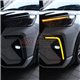 PERODUA ATIVA 5in1 Front Bumper Fog Lamp Cover LED Daytime Running Light DRL with Welcome Light and Running Turn Signal