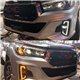 TOYOTA HILUX REVO ROCCO 2017 - 2019 3in1 Front Bumper Fog Lamp Cover LED Daytime Running Light DRL with Turn Signal