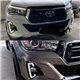 TOYOTA HILUX REVO ROCCO 2017 - 2019 3in1 Front Bumper Fog Lamp Cover LED Daytime Running Light DRL with Turn Signal