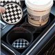 Thai Style Universal Fit Checkmate Dice Car Cup Drink Holder Anti-slip Waterproof Silicone Fashion Mat Coaster