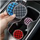 Thai Style Universal Fit Checkmate Dice Car Cup Drink Holder Anti-slip Waterproof Silicone Fashion Mat Coaster