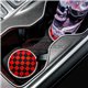 Thai Style Universal Fit Checkmate Dice Car Cup Drink Holder Anti-slip Waterproof Silicone Fashion Mat Coaster