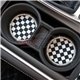 Thai Style Universal Fit Checkmate Dice Car Cup Drink Holder Anti-slip Waterproof Silicone Fashion Mat Coaster