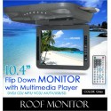 DLAA 10.4" Grey Color TFT Roof Monitor w/ DVD/VCD/MP3/USB/SD Player