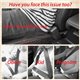 Universal 2-Way Carbon Fiber Metal Safety Seatbelt Seat Belt Car Alarm Warning Sound Stopper Buckles Lock Clip Extension