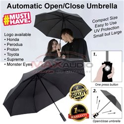 Automatic Open Close Rain Sun Anti-UV Windproof Water Repellent Coated 3-Folding 8-Ribs Portable Daily Car Umbrella