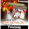 FREEWAY 11.3" Wide Screen TFT Beige Color Roof Monitor w/ Dome Light