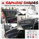 ORIGINAL SAMURAI SHADES 100% Fully Magnetic 3 Second Plug and Play 98% UV Proof Car Sun Shades Made In Thailand