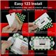 Dadu Thai Dice Checkmate 2024 Malaysia JPJ Car Roadtax Road Tax Premium Clear Minimalistic Acrylic Holder Cover Casing