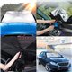 Universal Samurai Shades Anti UV Heat Insulation Car Front Windshield Windscreen Visor Sunshade Umbrella Parasol Shade