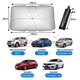 Universal Samurai Shades Anti UV Heat Insulation Car Front Windshield Windscreen Visor Sunshade Umbrella Parasol Shade