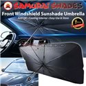 Universal Samurai Shades Anti UV Heat Insulation Car Front Windshield Windscreen Visor Sunshade Umbrella Parasol Shade