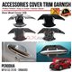 Door Bowl Cover (V2) PERODUA MYVI G3 2018 - 2024 Chrome Matte Glossy Forged Carbon Black Garhish Trim