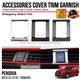 PERODUA MYVI G3 2018 - 2024 Emergency Switch Trim Chrome Matte Glossy Forged Carbon Black Garnish Trim