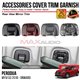 PERODUA MYVI G3 2018 - 2024 Rear View Mirror Trim Chrome Matte Glossy Forged Carbon Black Garnish Trim