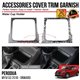 PERODUA MYVI G3 2018 - 2024 Water Cup Drink Holder Trim Chrome Matte Glossy Forged Carbon Black Garnish Cover