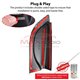 PERODUA MYVI G3 2018 - 2024 Inner Side Mirror Pillar Cover Chrome Matte Glossy Forged Carbon Black Garnish Trim