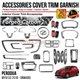 PERODUA MYVI G3 2018 - 2024 Forged Carbon Interior Accessories Play and Play Garnish Cover Trim Premium