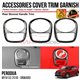 PERODUA MYVI G3 2018 - 2024 Rear Bonnet Handle Trim Chrome Matte Glossy Forged Carbon Black Garnish Cover