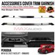 PERODUA MYVI G3 FACELIFT 2022 - ONWARD Rear Bumper Under Trim Chrome Matte Glossy Forged Carbon Black Garnish Cover