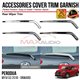 PERODUA MYVI G3 2018 - 2024 Rear Rain Wiper Trim Chrome Matte Glossy Forged Carbon Black Garnish Cover