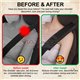 Universal Fit Carbon Fiber Leather Car Seat Safety Belt Strap Shoulder Soft Cushion Pad Cover Accessories