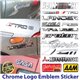 PROTON SAGA WIRA SATRIA 1.5 GLi GTi R3 AAM SAHABAT EON MITSUBISHI LANCER RALLIART NISMO TRD Chrome Logo Emblem Sticker