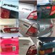 PROTON SAGA WIRA SATRIA 1.5 GLi GTi R3 AAM SAHABAT EON MITSUBISHI LANCER RALLIART NISMO TRD Chrome Logo Emblem Sticker