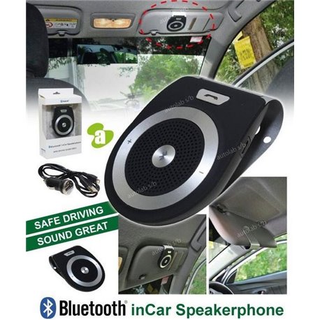 Double Bluetooth Connection In Car Speaker Phone Hand Free for Safe Driving and Sound Great 1