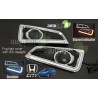 HONDA CITY 2014 - 2015 3 in 1 LED Day Time Running Light DRL + Signal + Auto On Fog Lamp Cover