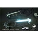 HONDA HRV VEZEL 3 in 1 LED Day Time Running Light DRL + Auto Dimmer + Auto On Fog Lamp Cover