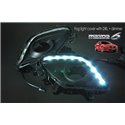 MAZDA 6 GJ 2013 - 2015 3 in 1 LED Day Time Running Light DRL + Auto Dimmer + Auto On Fog Lamp Cover