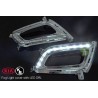 KIA K5 Old FL 2011 - 2013 3 in 1 LED Day Time Running Light DRL + Auto Dimmer + Auto On Fog Lamp Cover