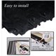 Universal 50Cm M Size VIP Style Black Jersey Fabric Car Curtain for Saloon, SUV, MPV Cars