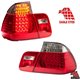BMW E46 2D 1998 - 2002 3-Series: EAGLE EYES Red & Clear M3 LED Tail Lamp [TL-026-BMW]